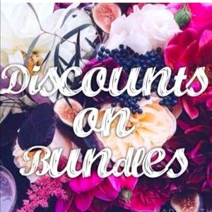 Bundle and get discount!!